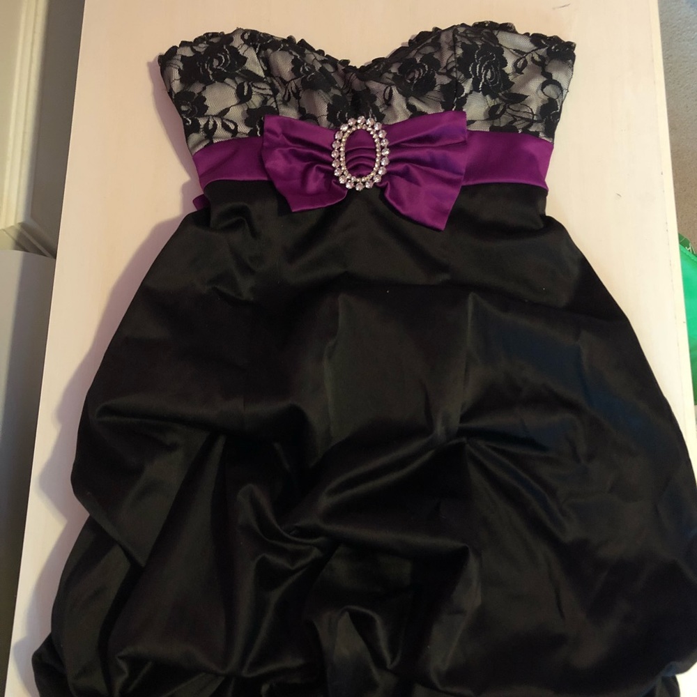 Black and purple Jodi Kristopher dress size 3.